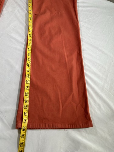 Pilcro Painted Puddle Flare Cargo Pants Womens Size 28 Burnt Orange Boho - Picture 13 of 14