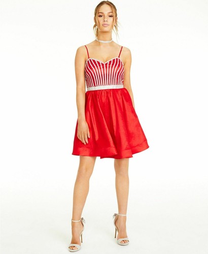 Silver Flare Formal Prom Dress 