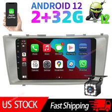 For 2007-11 TOYOTA CAMRY Carplay Android 12 Car Stereo Radio  CAM WIFI GPS Navi