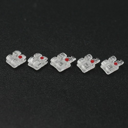 Dental Kieferorthopädische Saphir Brackets Roth MBT 022 345 Haken Monokristalline Brace - Bild 40 von 69