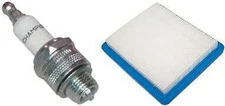 Briggs and Stratton 491588 and Champion RJ19LM Air Filter & Spark Plug Combo Kit
