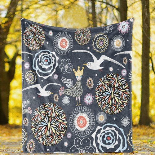 Dragon Elephant Tiger Sloth Bird Flannel Bedspread Sofa Throw Blanket Xmas Gift - Picture 11 of 21