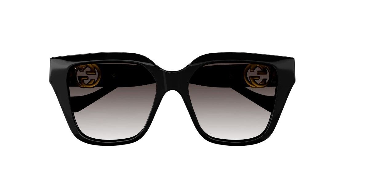 Gucci GG1023S 008 Black/Gradient Grey Cat-Eye Women's Sunglasses