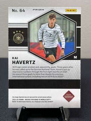 2021-22 Mosaic Road to World Cup Qatar KAI HAVERTZ Gold 2021-22 Mosaic Road to World Cup Qatar KAI HAVERTZ Gold