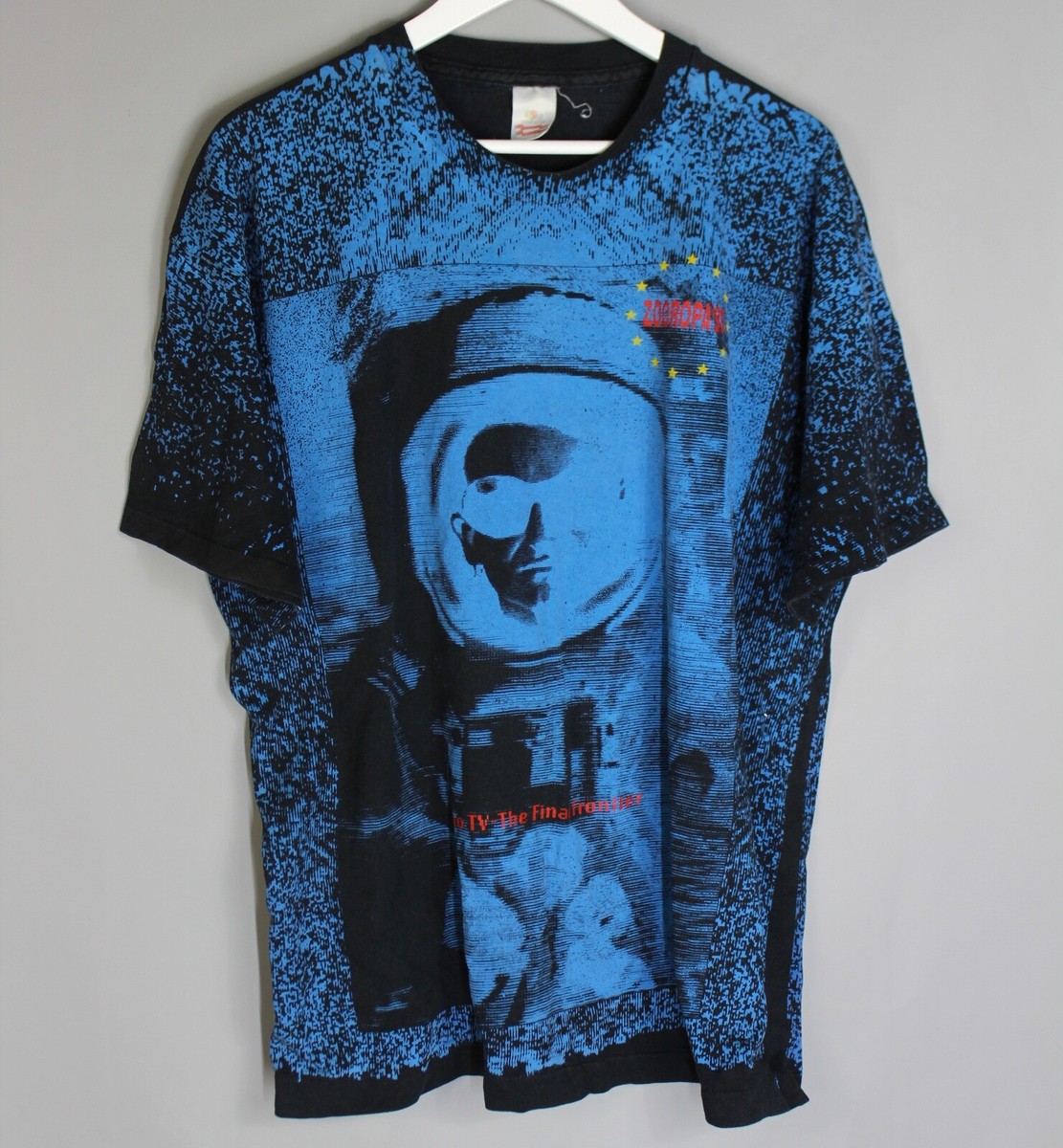 U2 ZOOROPA'93 Tシャツ U2 ZOOROPA '93 TOUR ZOO TV THE FINAL FRONTIER T SHIRT SIZE