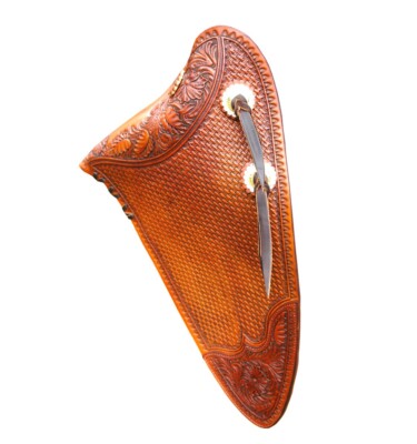 Étriers Western Tapaderos En Cuir – Fait Main (Inde) – Vendu Par Paire – NEUF