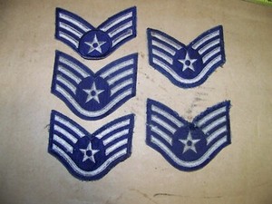air force rank patches