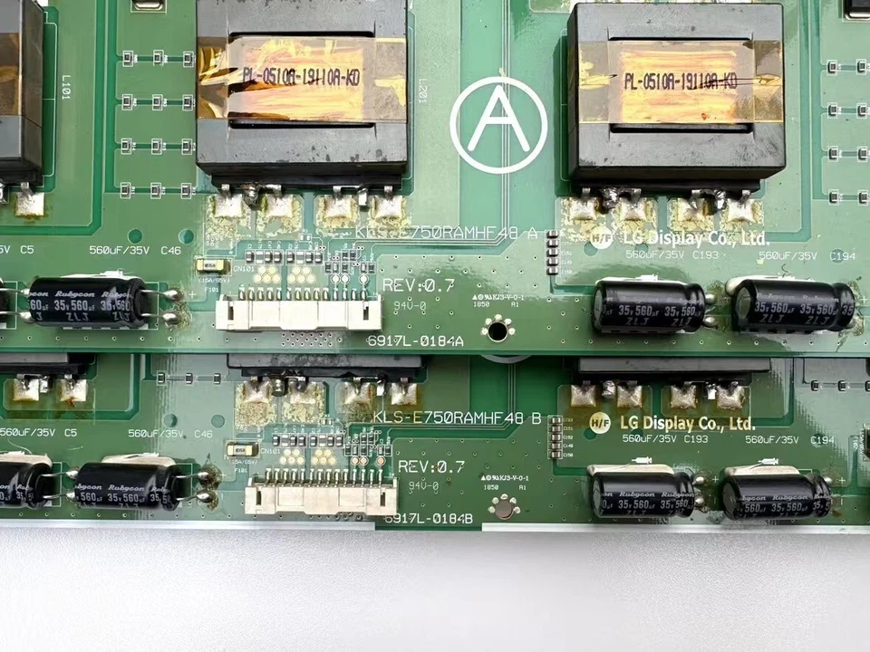 Placa de corriente constante LG 75XS2E 6917L-0184A /0184B KLS-E750RAMHF 48 un par Foto 2 de 4
