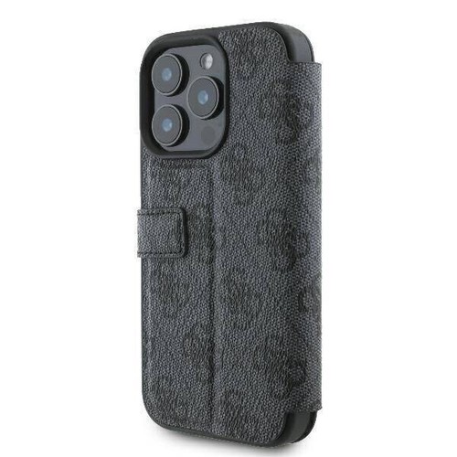 Genuine Guess Book Case 4G Metal Logo Impact for iPhone 16 Pro Grey - Picture 5 of 8