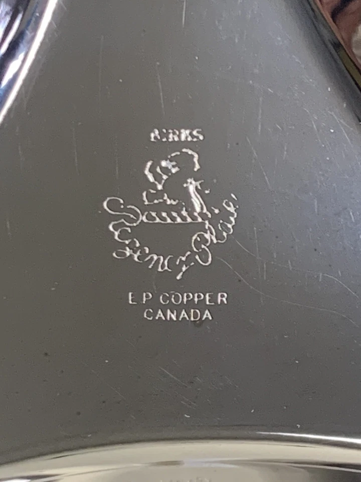 Vassoio da portata vintage argento conchiglia tazza immersione betulle piatto reggenza conchiglia pesce formale - Immagine 2 di 4