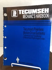 Tecumseh Mechanic's Handbook Peerless Motion Drive Sys Factory Original 691218
