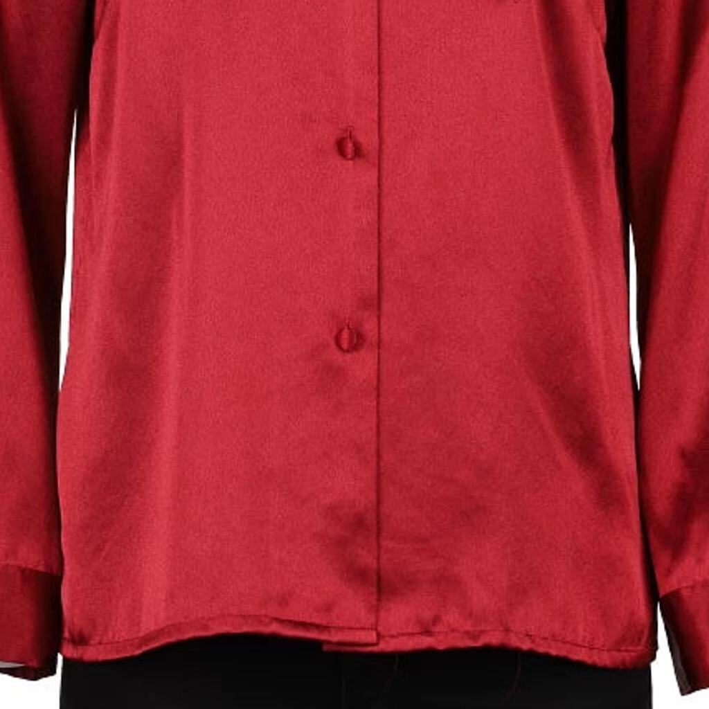 Camicia Yves Saint Laurent grande seta rossa