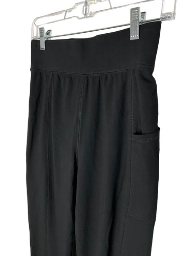 Denim & Co. Active Duo Stretch Pant Side Pocket A518936 Black Tall Size XXS New - Picture 3 of 8