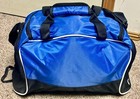 NIKE Gym Sports Duffel Bag Blue Black Nylon Handle Gym Shoulder Strap Clean Nice — photo 5