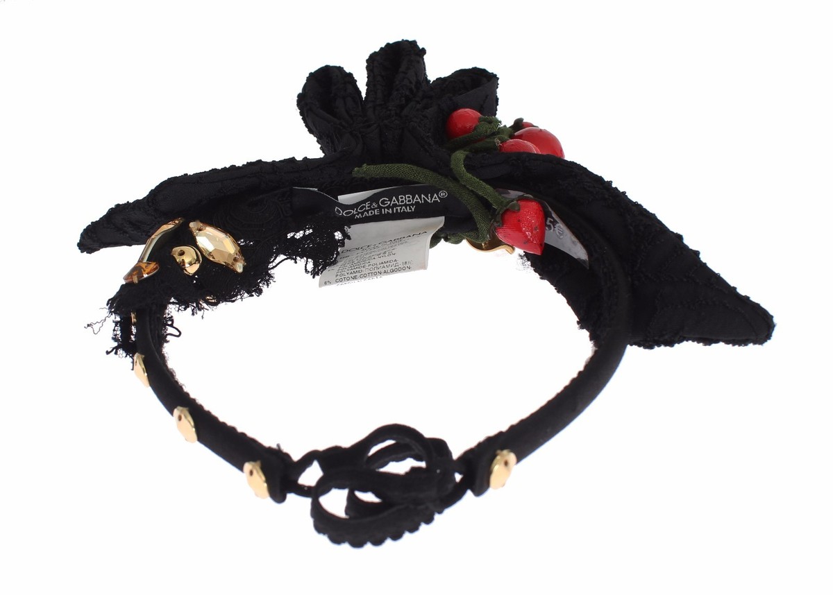 Dolce & Gabbana Diadem Headband Tiara Berry Fruit Crystal Bow Women\'s Hair DOLCE & GABBANA Diadem Headband Tiara Berry Fruit Crystal  main image 3