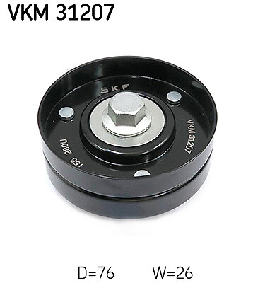 SKF VKM 31207 Umlenk-/FüHrungsrolle, Keilrippenriemen For Seat Skoda VW-image
