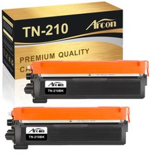2PK TN-210 Black Toner Fits for Brother HL-3040CN HL-3045CN HL-3070CW HL-3075CW