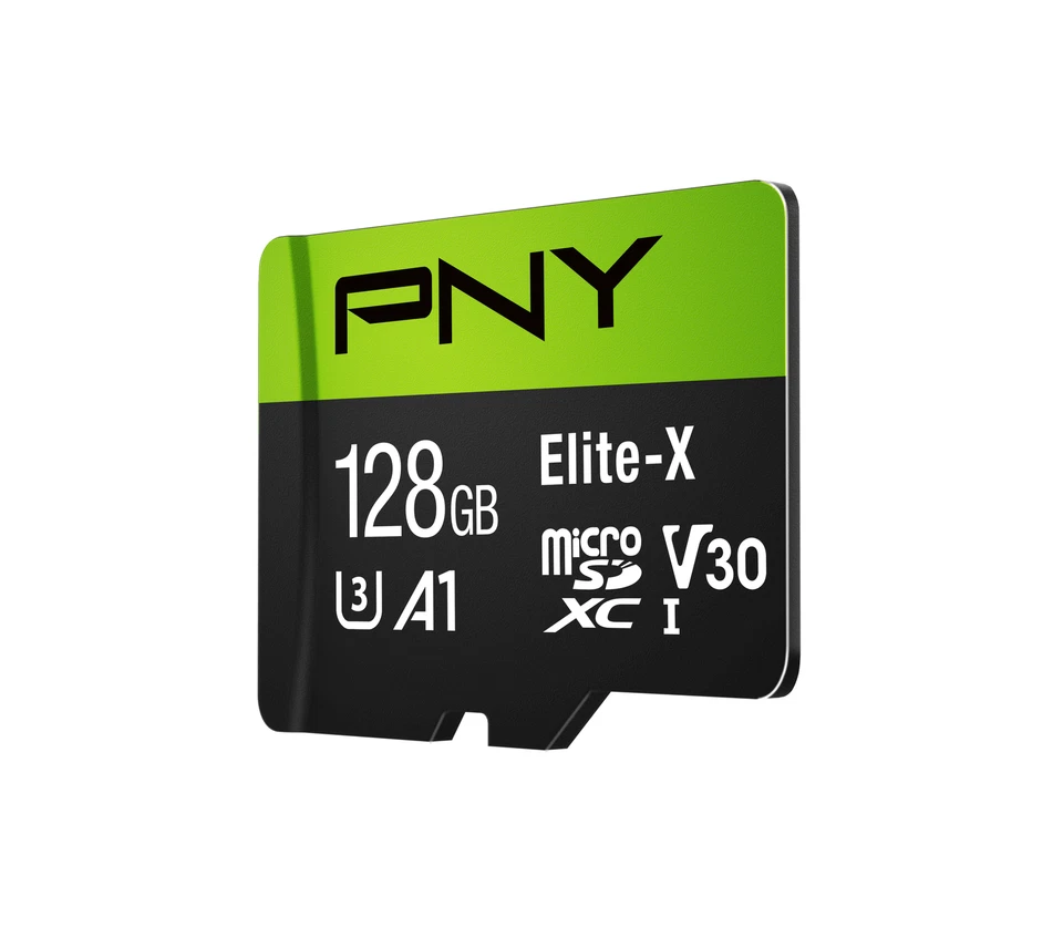 PNY 128GB Elite-X microSDXC UHS-I/U3 Class 10 Memory Card with Adapter 4K - Image 3 of 4