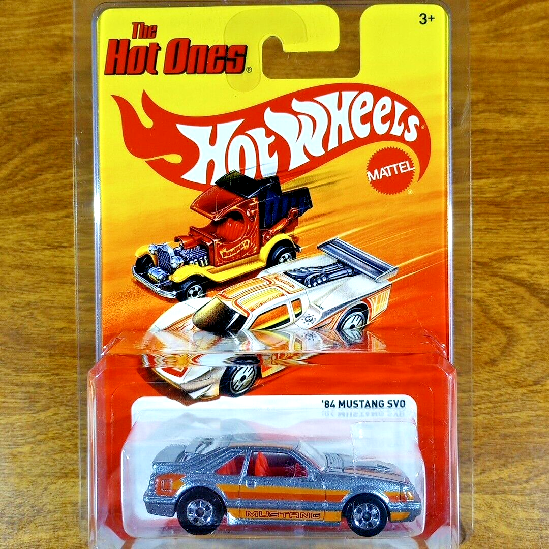 Hot Wheels The Hot Ones '84 Mustang SVO Silver BW Blackwall