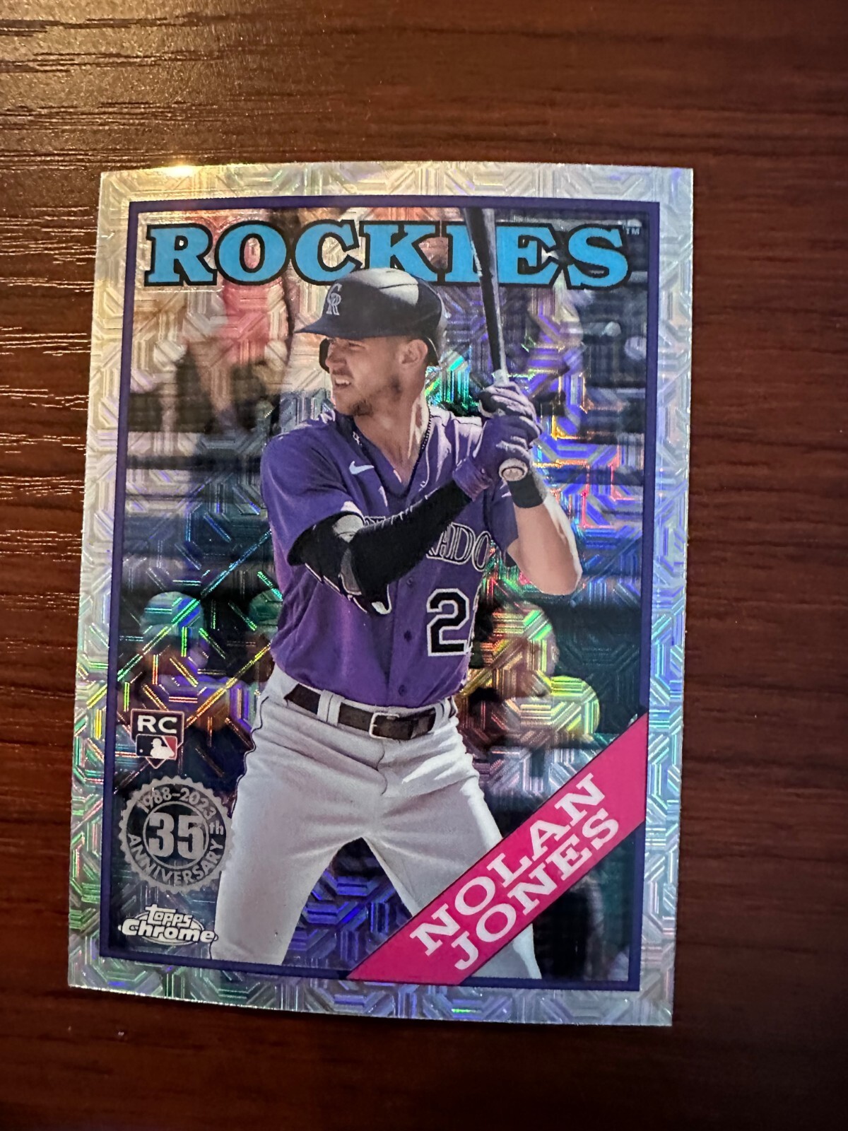 2023 Topps Update '88 Topps Silver Pack Chrome #T88CU64 Nolan Jones RC