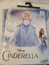 NEW CUTE Disney Princess Cinderella Halloween Costume Size Toddler 3-4