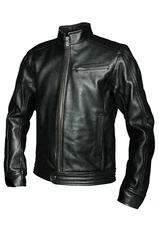 Resident Evil Infinite Darkness Genuine Leather Jacket Black Bomber Coat