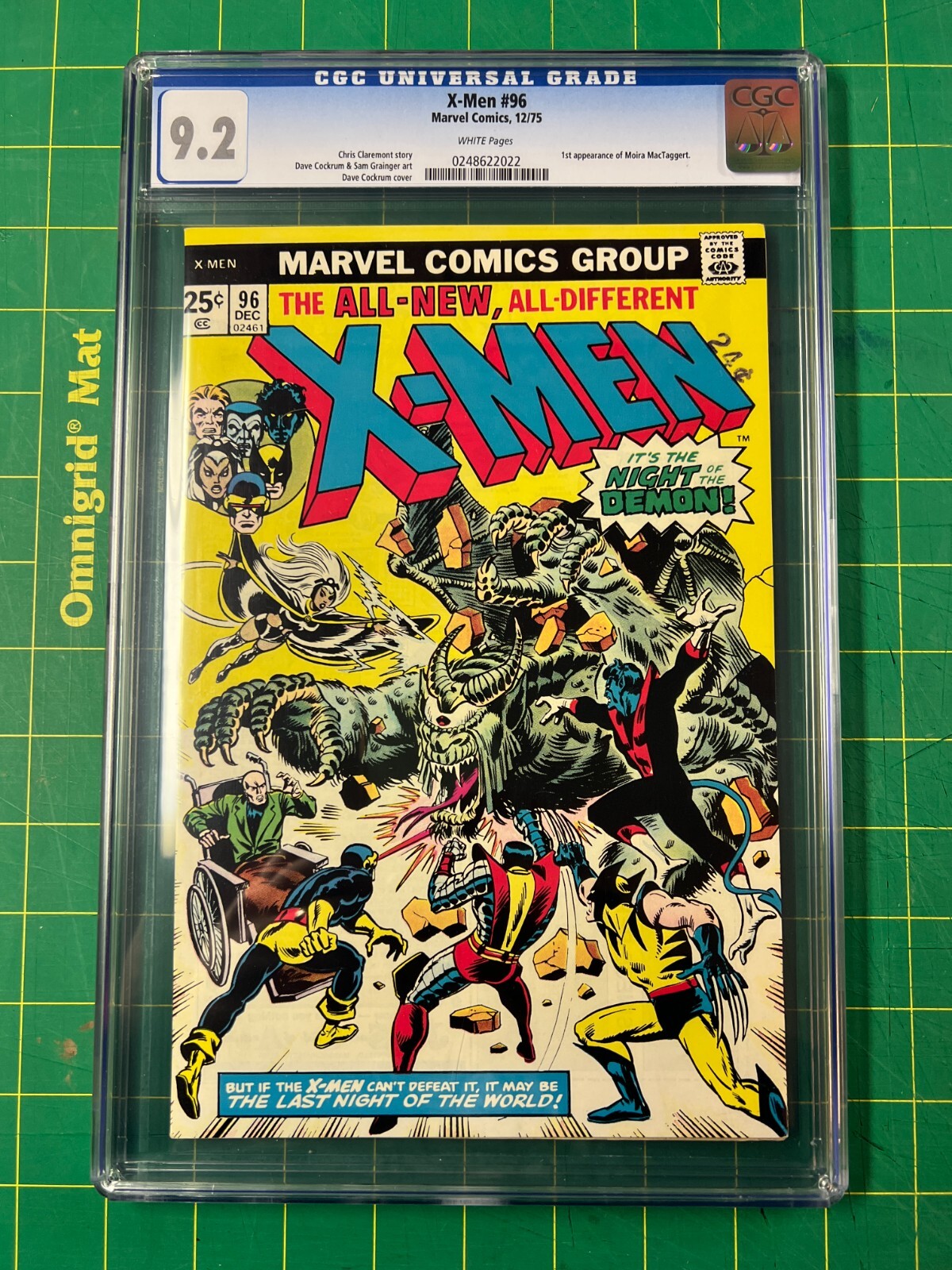 Uncanny X Men 96 CGC 9 2 1975 1st App Of That HOTTIE SCOTTIE Moira uncanny-x-men-96-cgc-9-2-1975-1st-app-of-that-hottie-scottie-moira