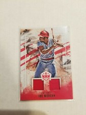 2019 Diamond Kings DK Materials Joe Morgan #DMS-MO Dual Jersey Relic Reds