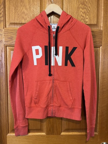 Sweat à Capuche Victoria's Secret PINK Full Zip Avec Appliqué - Neuf Avec étiquettes (NWT)