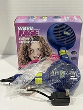 Vintage Wave Rage Hair Dryer Diffuser Dual Voltage Curly Top Dazzler - WR500 