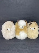 Alpaca Plush Keychain