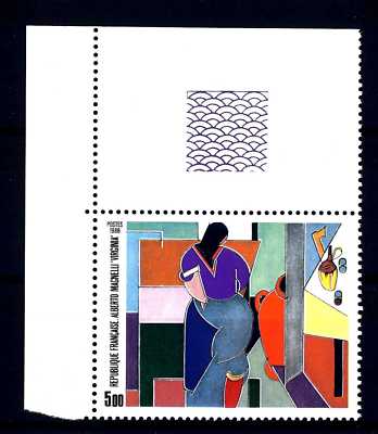 FRANKREICH-FRANKREICH 1986 ''Virginia'' von Alberto Magnelli (1888-1971) 5.00(Fr) MNH (A)