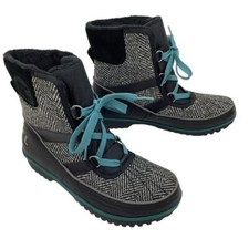 NUEVO SIN ETIQUETAS SOREL Botas Mujer 10 Trivoli ll Espiga Aisladas Impermeables Con Cordones