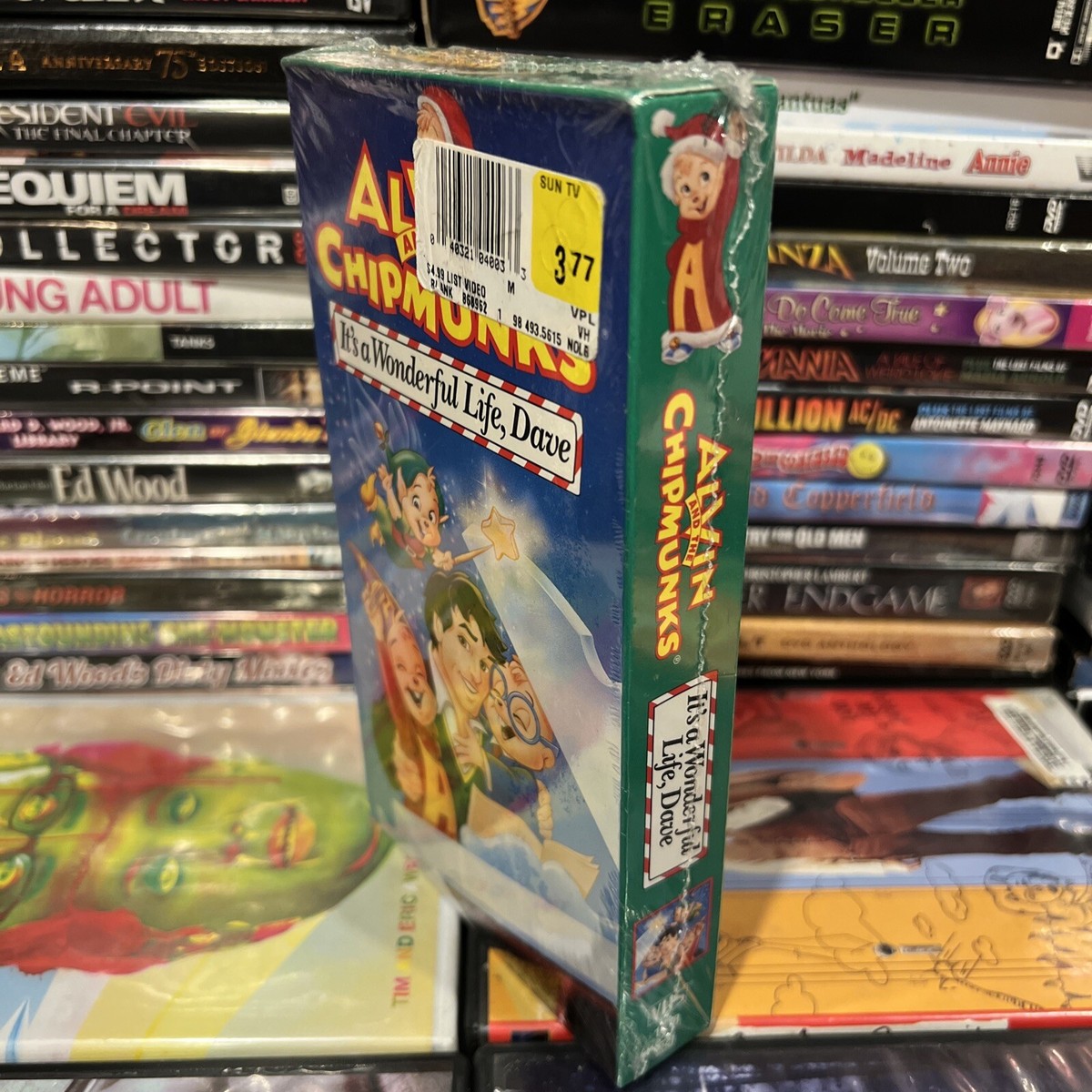 Alvin and the Chipmunks - Its a Wonderful Life, Dave (VHS