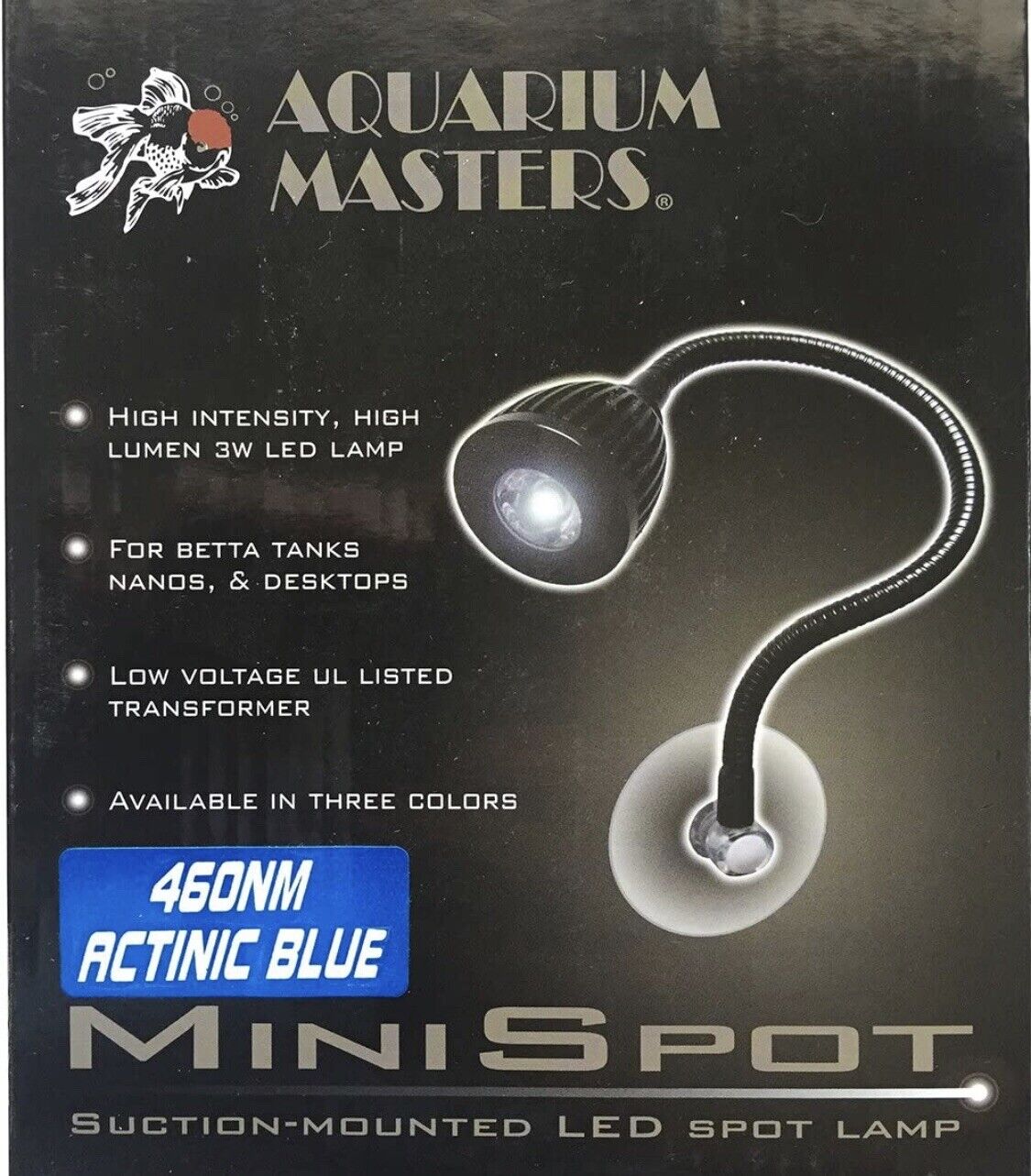 Aquarium Masters Actinic Blue Mini Spot Lamp