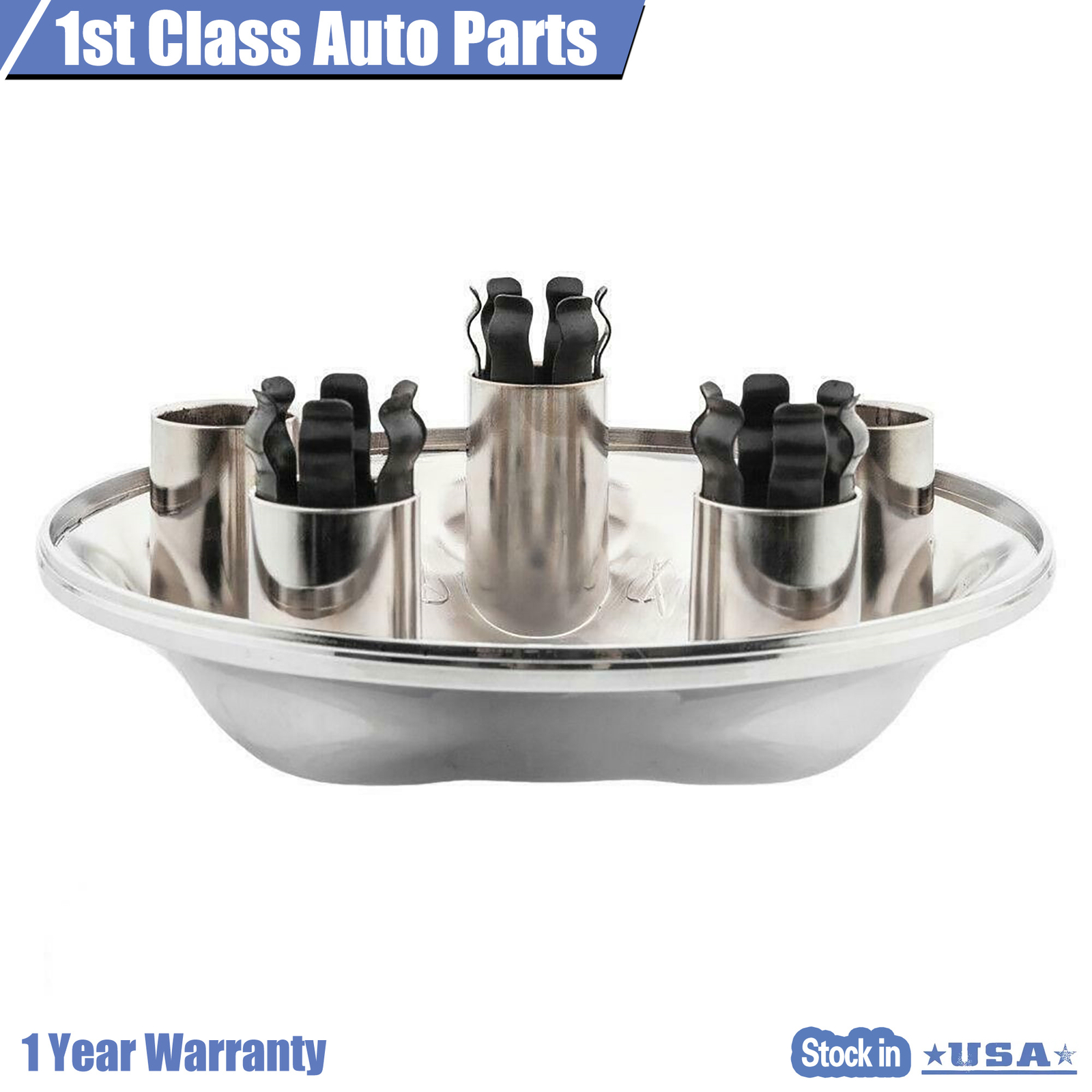4pcs Chrome Wheel Center Caps For Ford Expedition F150 1997-2004 - Lug Covers