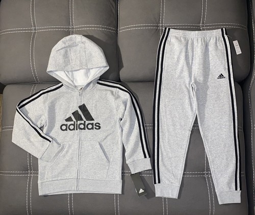 New ADIDAS Boys Outfit 7 Sweatsuit Set 