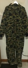 Vintage Saftbak Camouflage Coveralls Size Large Style 943Z USA Made j24