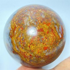 390g Vibrant Rare raw pietersite ball rough healing stone Namibia   D905