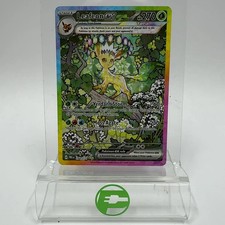 Pokémon TCG Prismatic Evolutions Leafeon EX #144 Holo Textured ENG NM on eBay