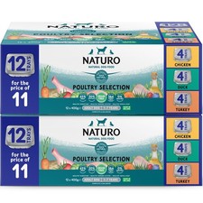 Naturo 12 for 11 Poultry Selection Grain & Gluten Free Wet Dog Food 400g