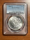 1881-O Morgan Silver Dollar - PCGS MS63