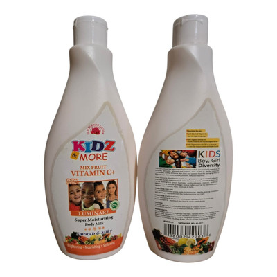 Kidz & more mix fruit vit C luminaire moisturizing body lotion 400mlx1 Exp 2026