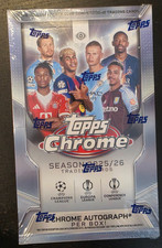Topps Chrome UEFA Club Competitions 2025-26 Hobby Box - In Hand