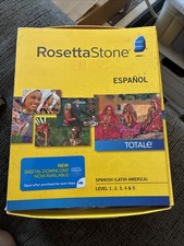 Rosetta Stone Espanol Totale Latin America Level 1-5 Spanish