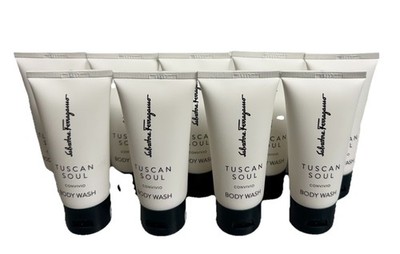 9 PACK lot Salvatore Ferragamo Tuscan Soul Convivio Body Wash 1.69 Oz Set