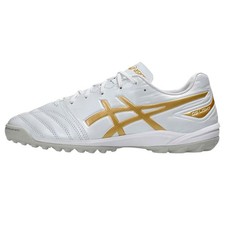 Size 9.5 - ASICS DS Light Club TF Wide White Pure Gold for sale