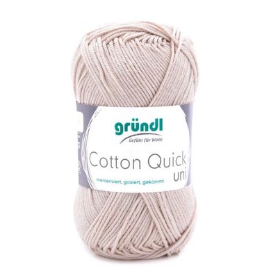 Gründl Wolle Cotton Quick 50 g uni sand  Wolle