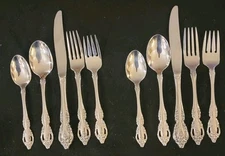 10 Pc Oneida Community Stainless BRAHMS 2 Place Settings