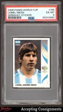 2006 Panini World Cup Sticker Germany #185 Lionel Messi ARGENTINA PSA 6 EX-MT